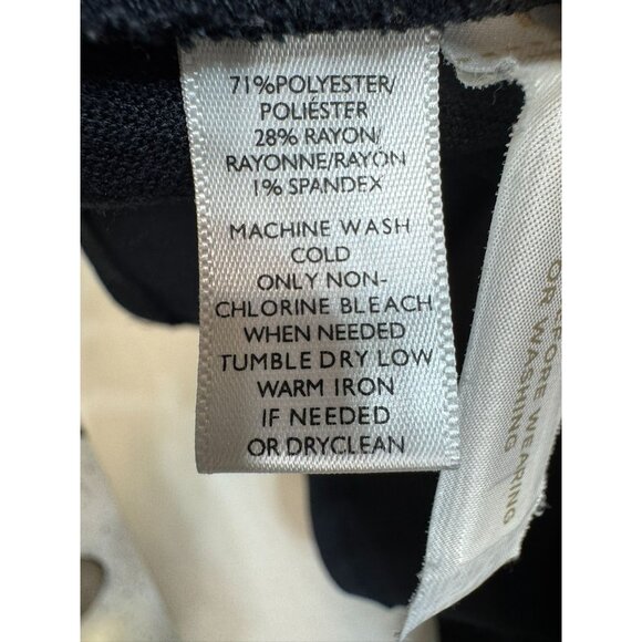 Ann Taylor LOFT Petite Dress OP Black Cap Sleeve A-Line Short Sleeve - Picture 3 of 8